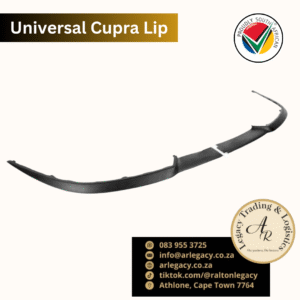 Universal Cupra Front Bumper Spoiler/Lip Black