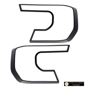 Ford Ranger 2022+ High Spec Headlight Trims Matte Black