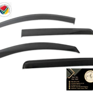 VW Amarok Double Cab 2022+ Windshields/Rain Deflectors Matte Black