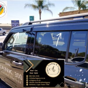 GWM Tank 300 Windshields/Rain Deflectors Black