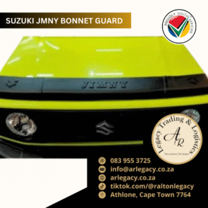 Suzuki Jimny 3-Piece Stick-On Bonnet Guard/Protector Black
