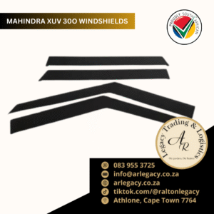 Mahindra XUV300 Windshields/Rain Deflectors Double Cab Black