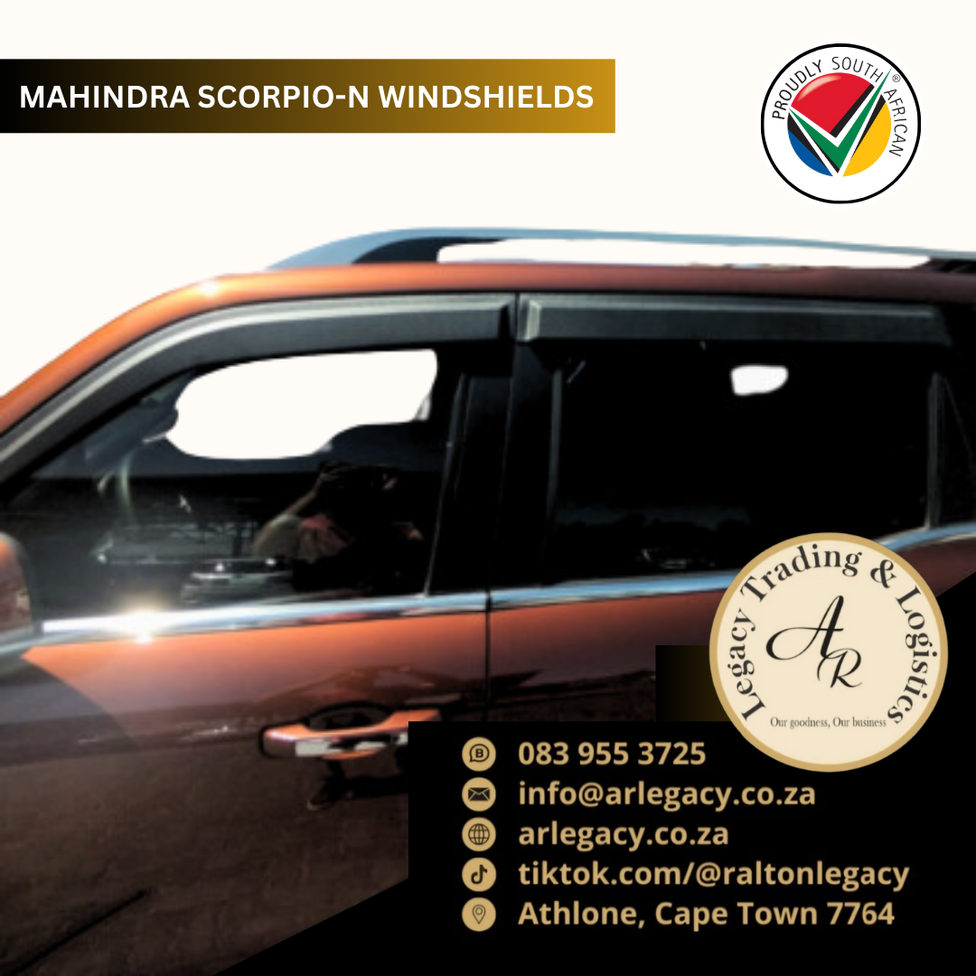Mahindra Scorpio-N Windshields/Rain Deflectors Black