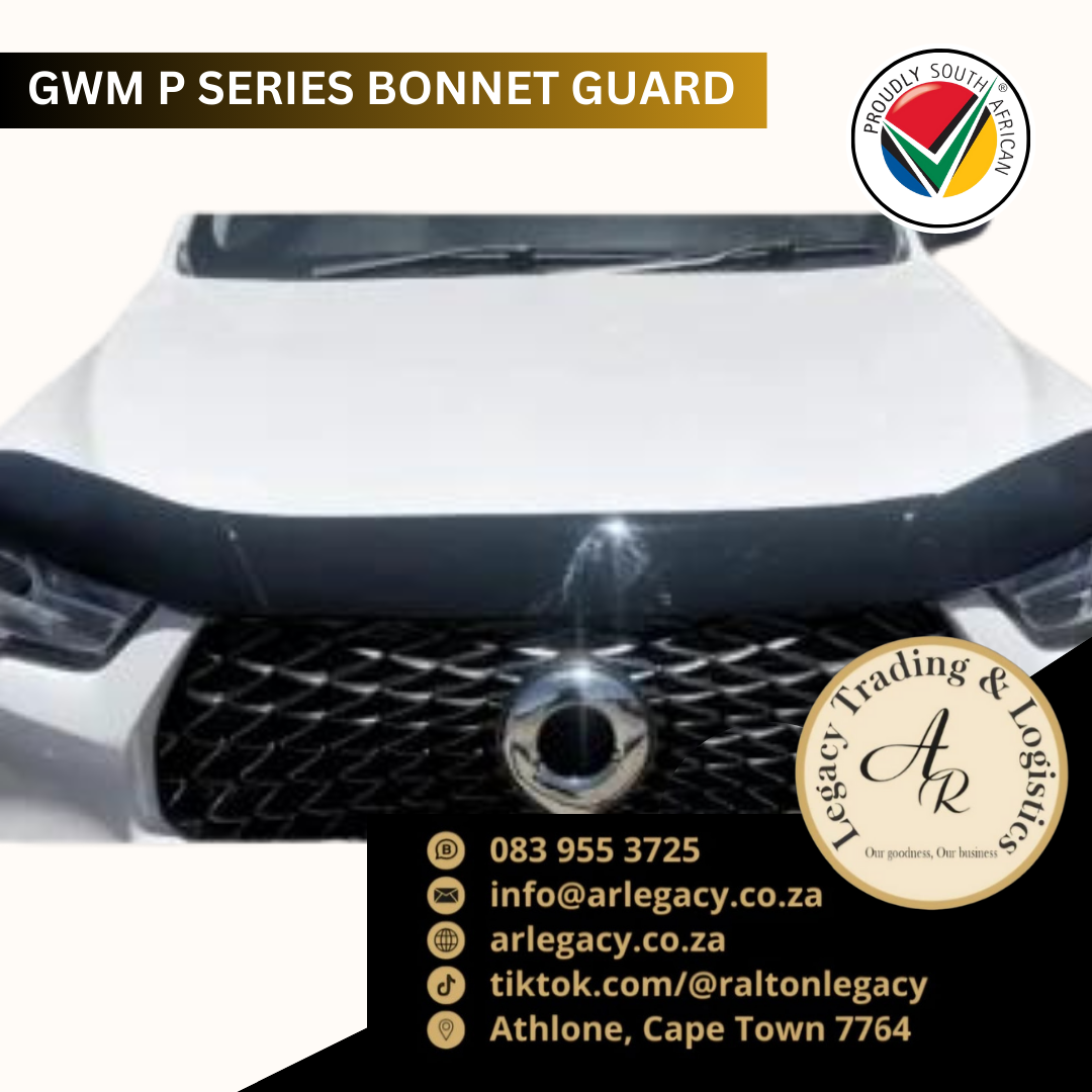 GWM P-Series Passenger Bonnet Guard/Protector 3-Piece