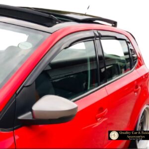 VW Polo 6 (2010-2017) Windshields/Rain Deflectors Gloss Black