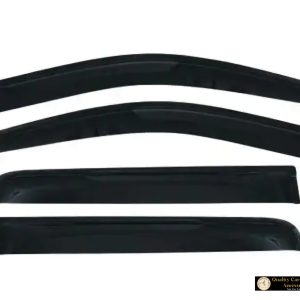 Nissan Navara Double Cab 2006-2014 Windshields/Rain Deflectors Gloss Black