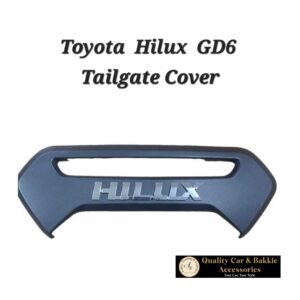 Toyota Hilux GD6, 2016+ Tailgate Handle Trim Matte Black