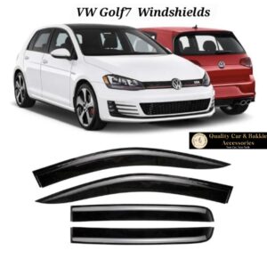VW Golf7 Windshields/Rain Deflectors Gloss Black