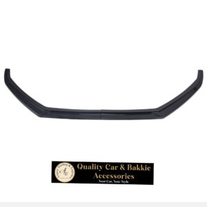 VW Polo 6 Front Bumper Spoiler/Lip Slimline Gloss Black