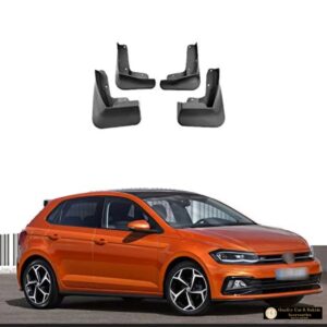 VW Polo 8, 2018+ Mud Flaps Black