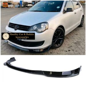 VW Polo Vivo/9N3 AC Front Bumper Spoiler/ Lip Gloss Black