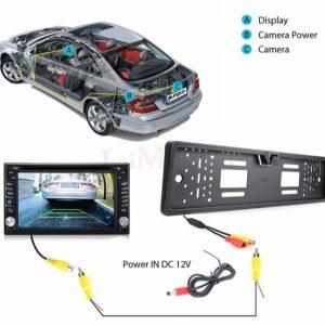 Universal Numberplate Holder With Built-In Rearview Camera